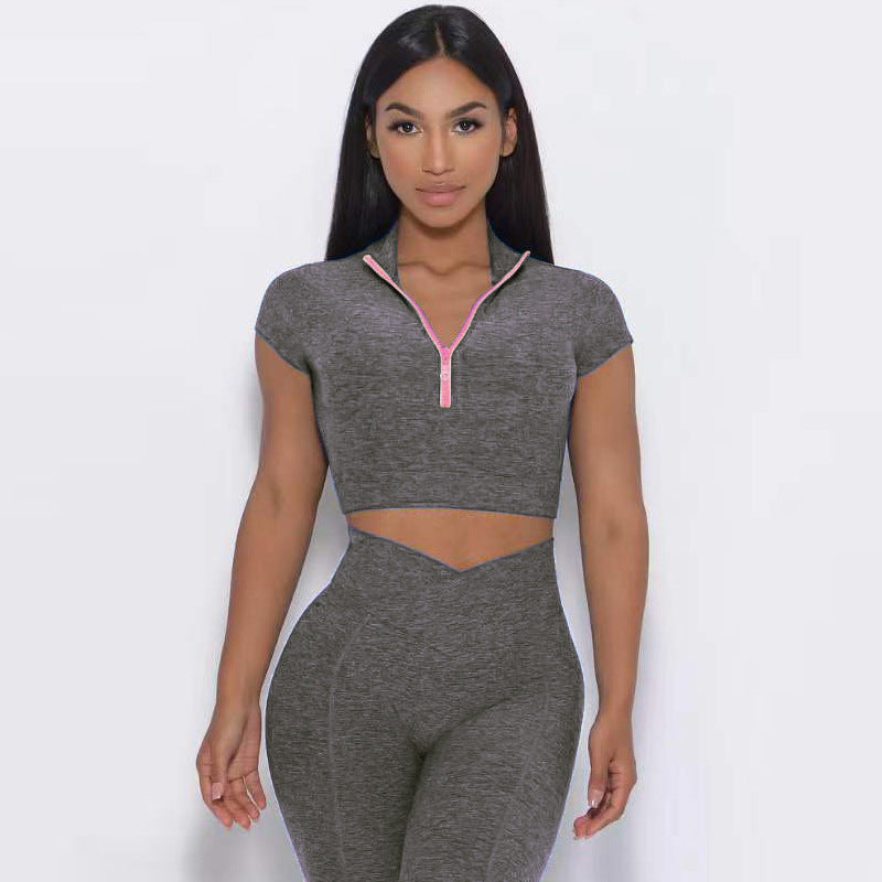 European and American Yoga Suit Set