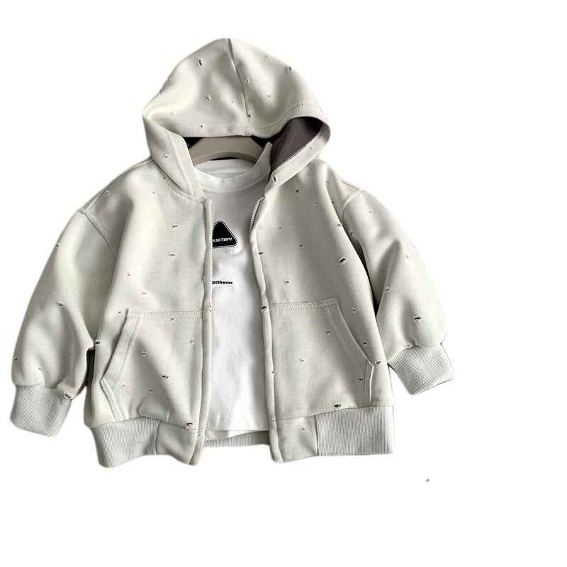 Spring and Autumn Children's Hoodies Zipper  Children's Clothing