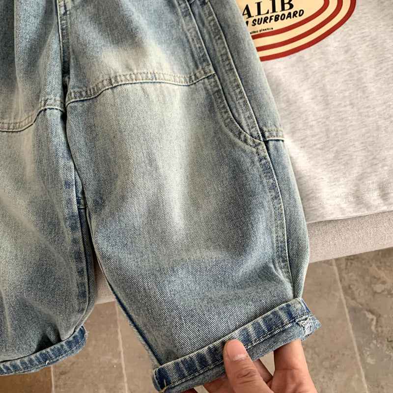 Children's Baby Spring and Autumn Boys' Jeans