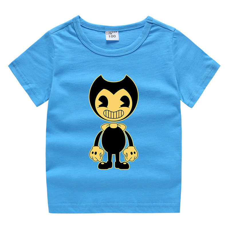 Children's summer short sleeved T-shirt
