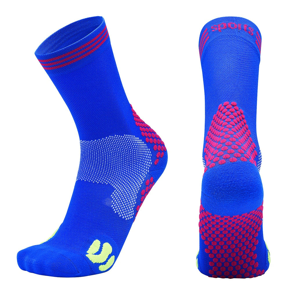 Men Women Compression Socks Profession Breathable10-15mmHg Marathon Socks Outdoor Anti Fatigue Sport Cycling Running Sock
