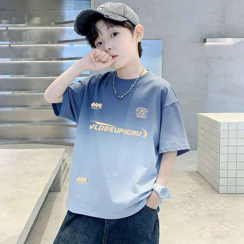 Boy's  Tie-Dye Heavyweight Short Sleeve T-Shirt