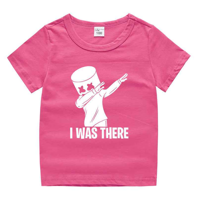 Children's summer short sleeved T-shirt