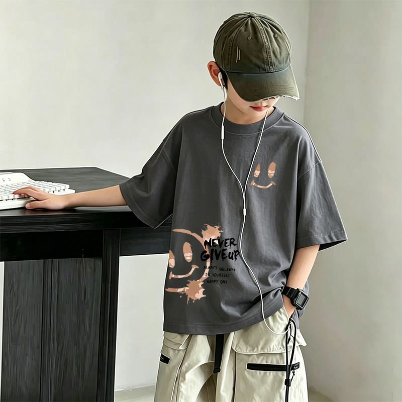 Children's Boy Short Sleeve T-Shirt Top