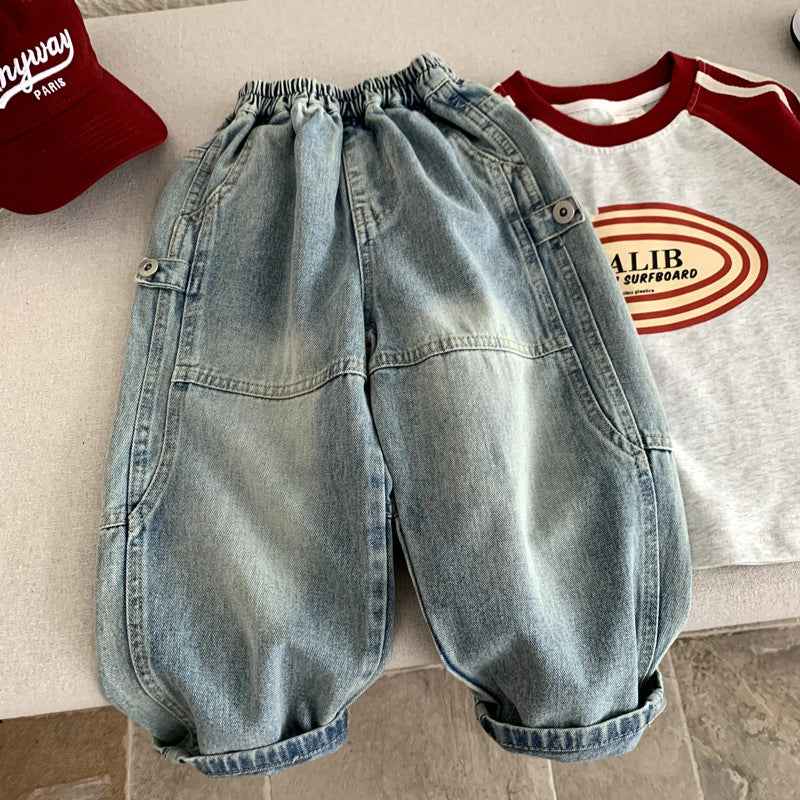 Children's Baby Spring and Autumn Boys' Jeans