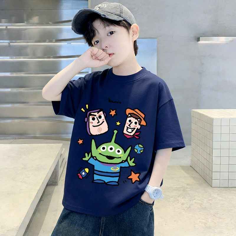 Casual Printed Short Sleeve T-Shirt for Kids,