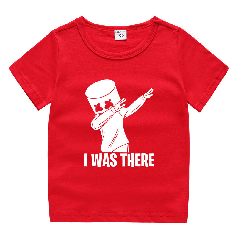 Children's summer short sleeved T-shirt