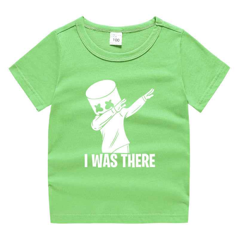 Children's summer short sleeved T-shirt