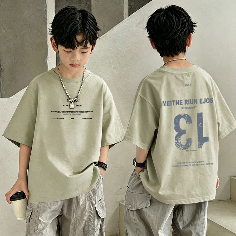 Stylish Boys' Short Sleeve T-Shirt