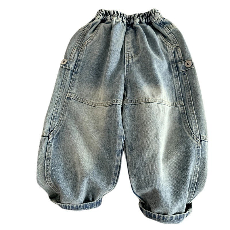 Children's Baby Spring and Autumn Boys' Jeans