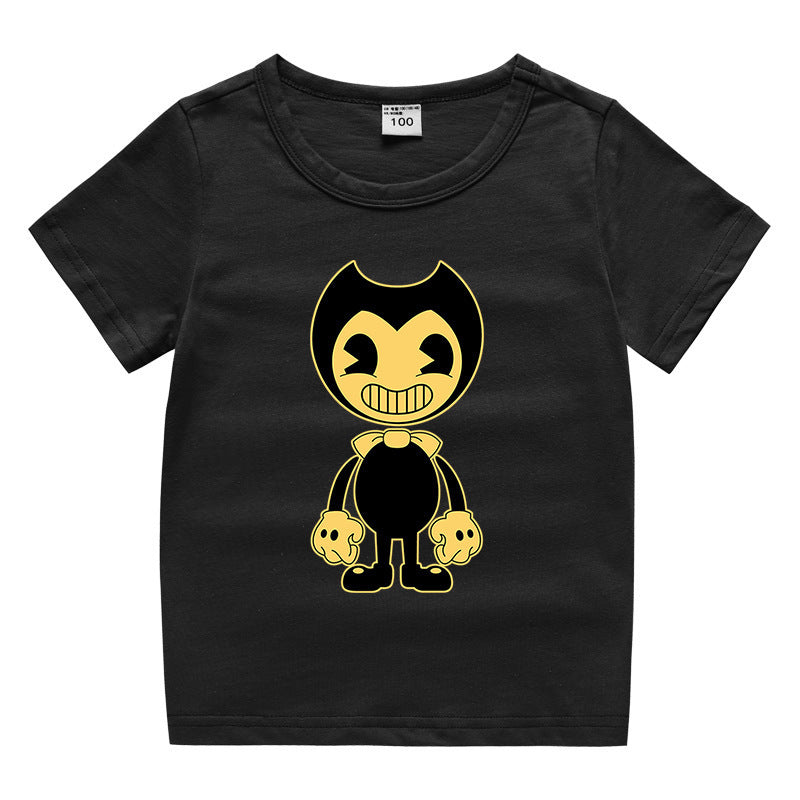 Children's summer short sleeved T-shirt