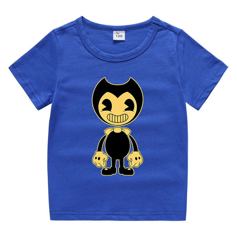 Children's summer short sleeved T-shirt
