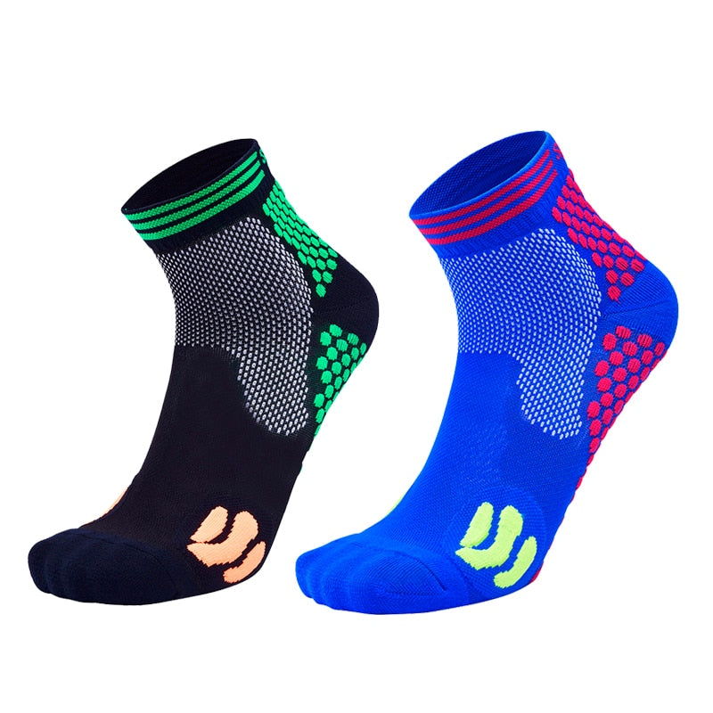 Men Women Compression Socks Profession Breathable10-15mmHg Marathon Socks Outdoor Anti Fatigue Sport Cycling Running Sock