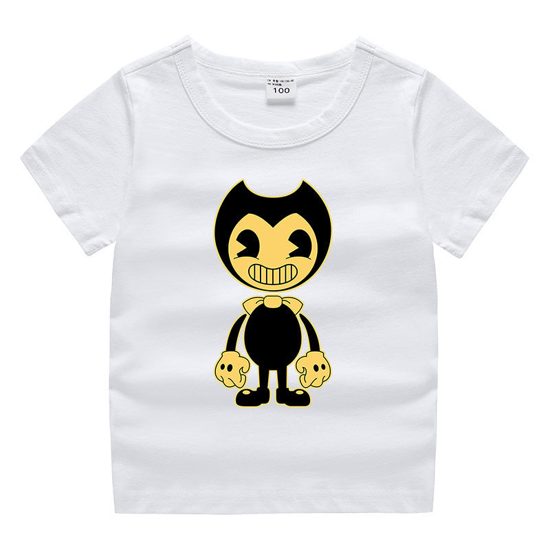 Children's summer short sleeved T-shirt