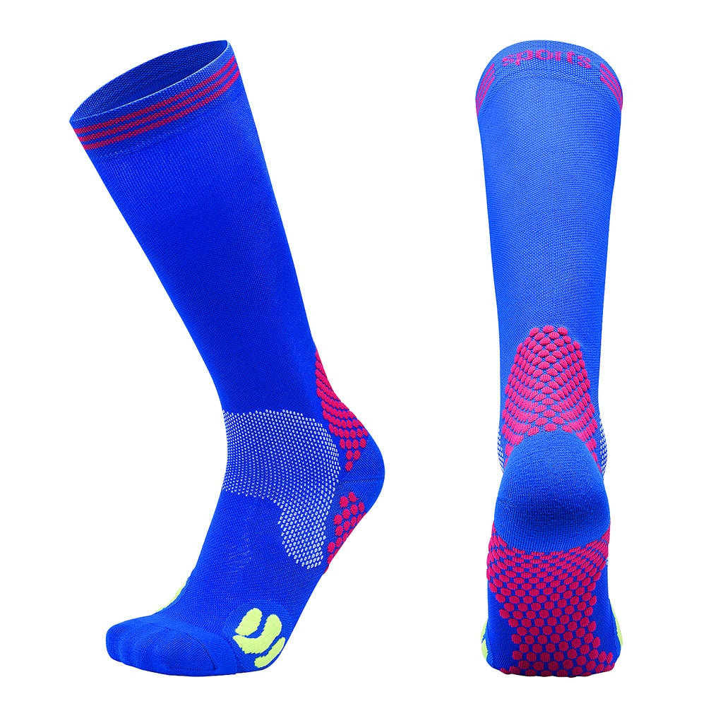 Men Women Compression Socks Profession Breathable10-15mmHg Marathon Socks Outdoor Anti Fatigue Sport Cycling Running Sock