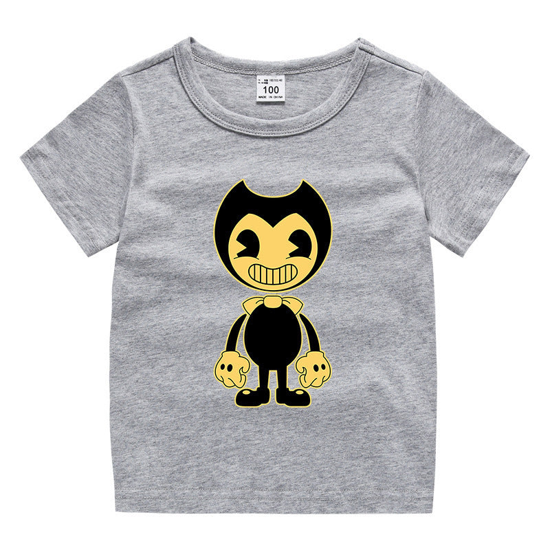 Children's summer short sleeved T-shirt
