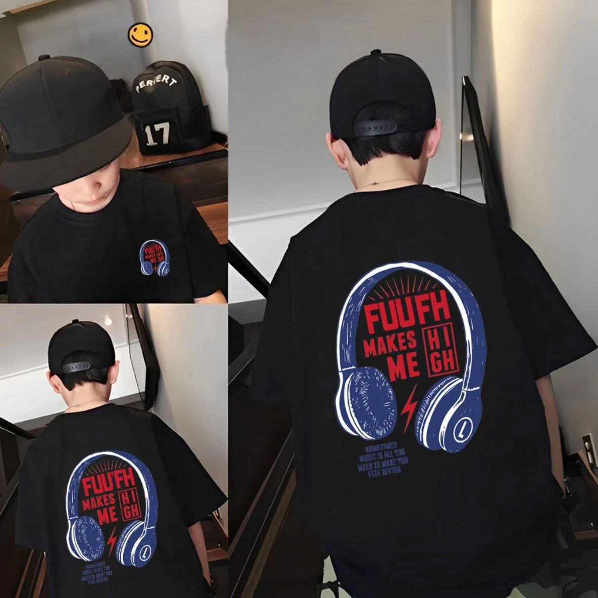 Boys T-Shirt  Kids Short Sleeve T-Shirt Loose Children's Clothing 6-12 Years Baby Half Sleeve Top