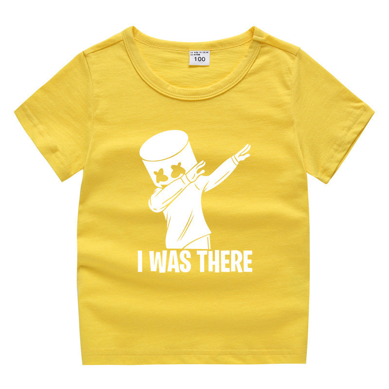 Children's summer short sleeved T-shirt
