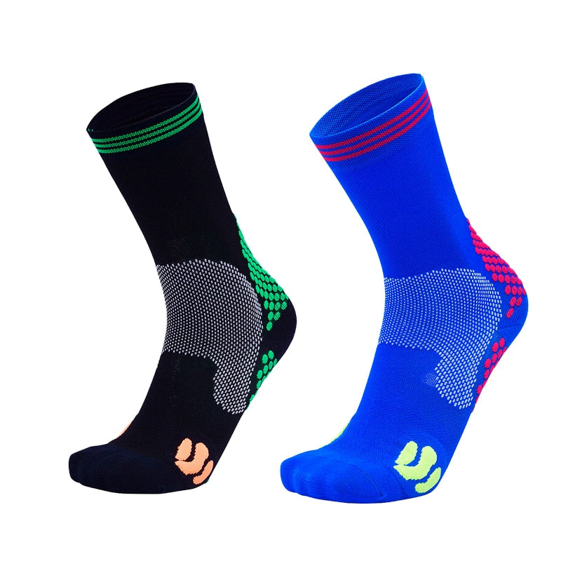 Men Women Compression Socks Profession Breathable10-15mmHg Marathon Socks Outdoor Anti Fatigue Sport Cycling Running Sock