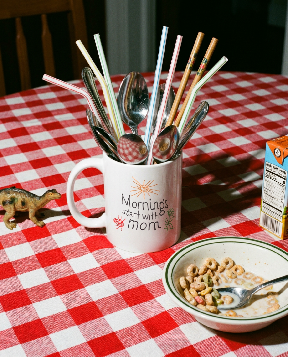 Mornings Start With Mom Ceramic Mug