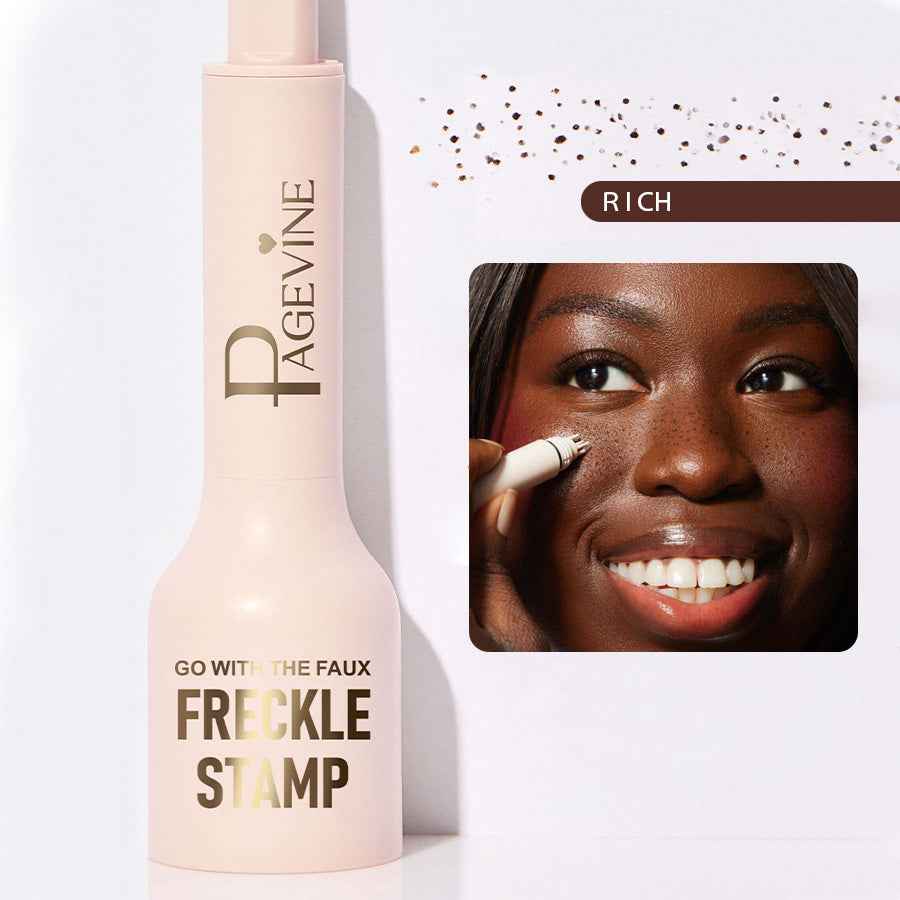 Cross-border Makeup Page Vine Simulated Double-ended Stamp Freckle Pen, Long-lasting Beauty Spot Concealer Pen