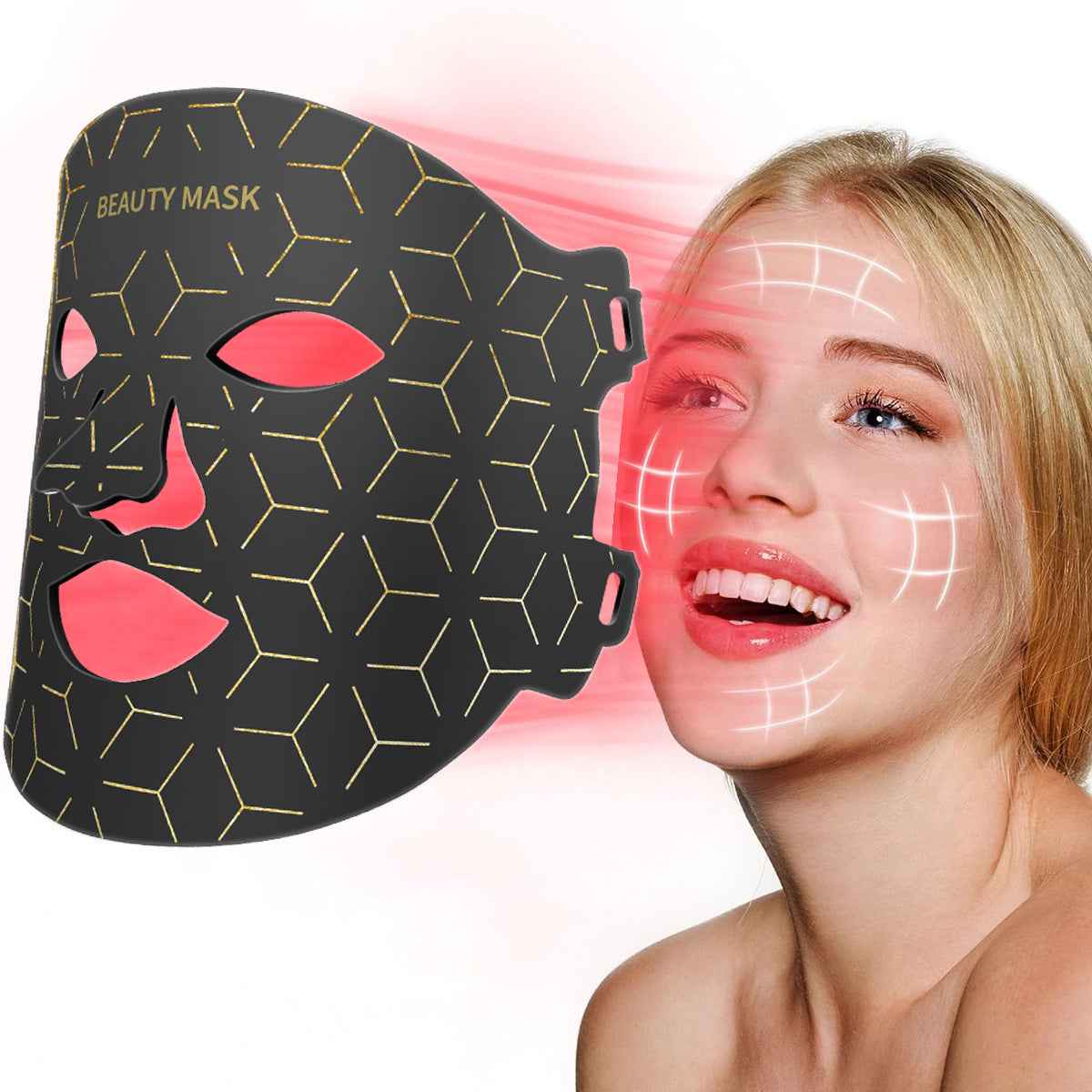 3D stereoscopic beauty mask and face mask device
