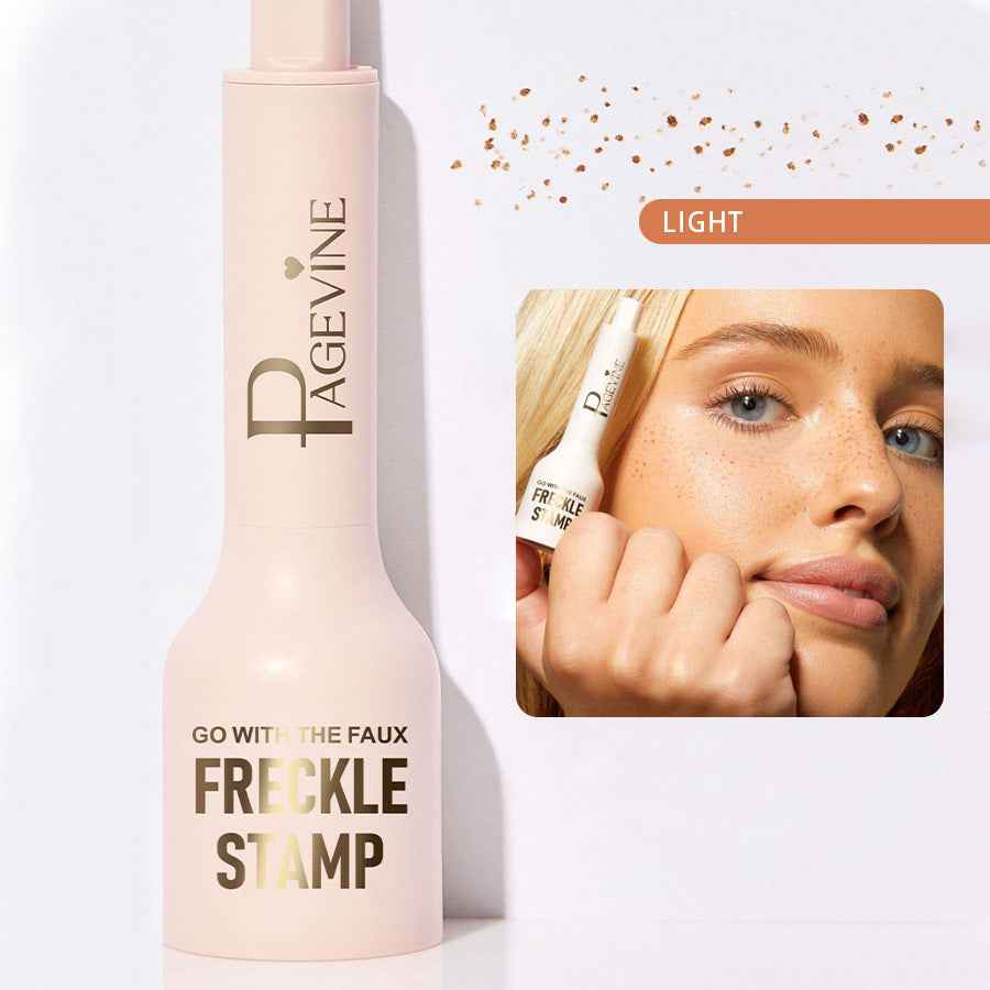 Cross-border Makeup Page Vine Simulated Double-ended Stamp Freckle Pen, Long-lasting Beauty Spot Concealer Pen