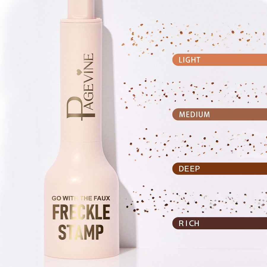 Cross-border Makeup Page Vine Simulated Double-ended Stamp Freckle Pen, Long-lasting Beauty Spot Concealer Pen