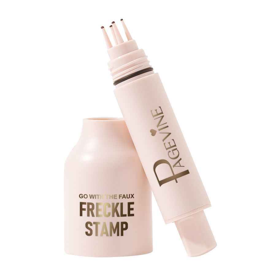 Cross-border Makeup Page Vine Simulated Double-ended Stamp Freckle Pen, Long-lasting Beauty Spot Concealer Pen