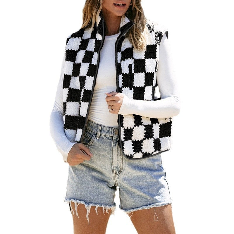 Casual All-match Plush Sleeveless Top For Women