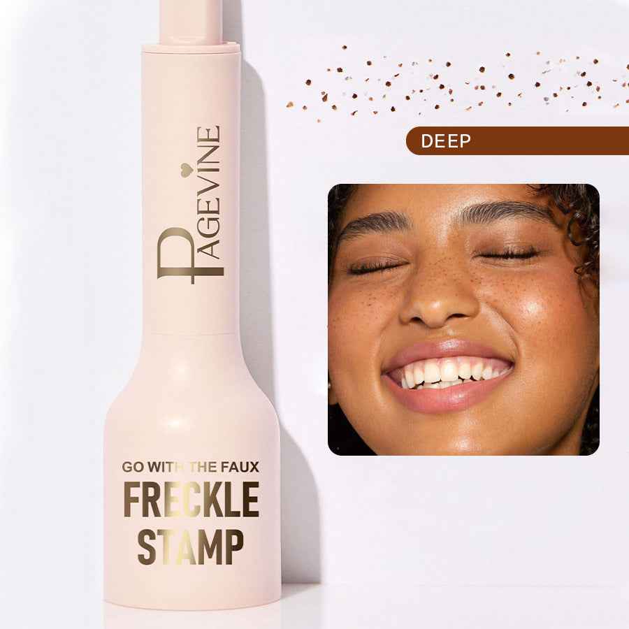 Cross-border Makeup Page Vine Simulated Double-ended Stamp Freckle Pen, Long-lasting Beauty Spot Concealer Pen
