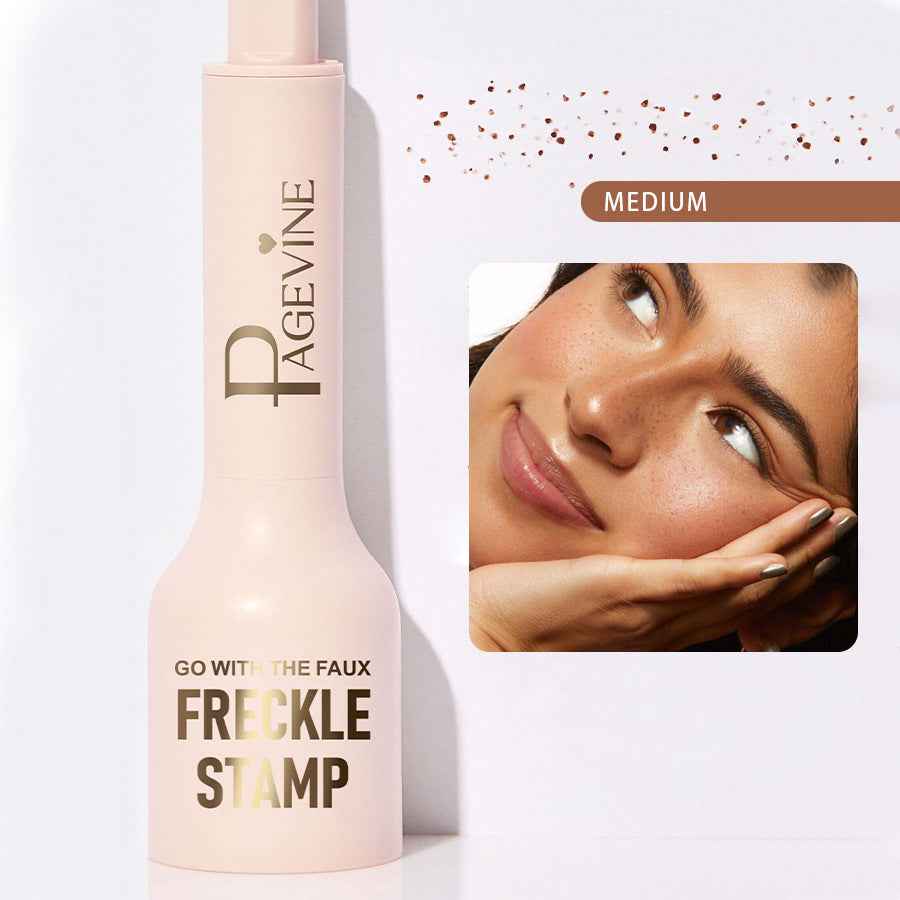 Cross-border Makeup Page Vine Simulated Double-ended Stamp Freckle Pen, Long-lasting Beauty Spot Concealer Pen