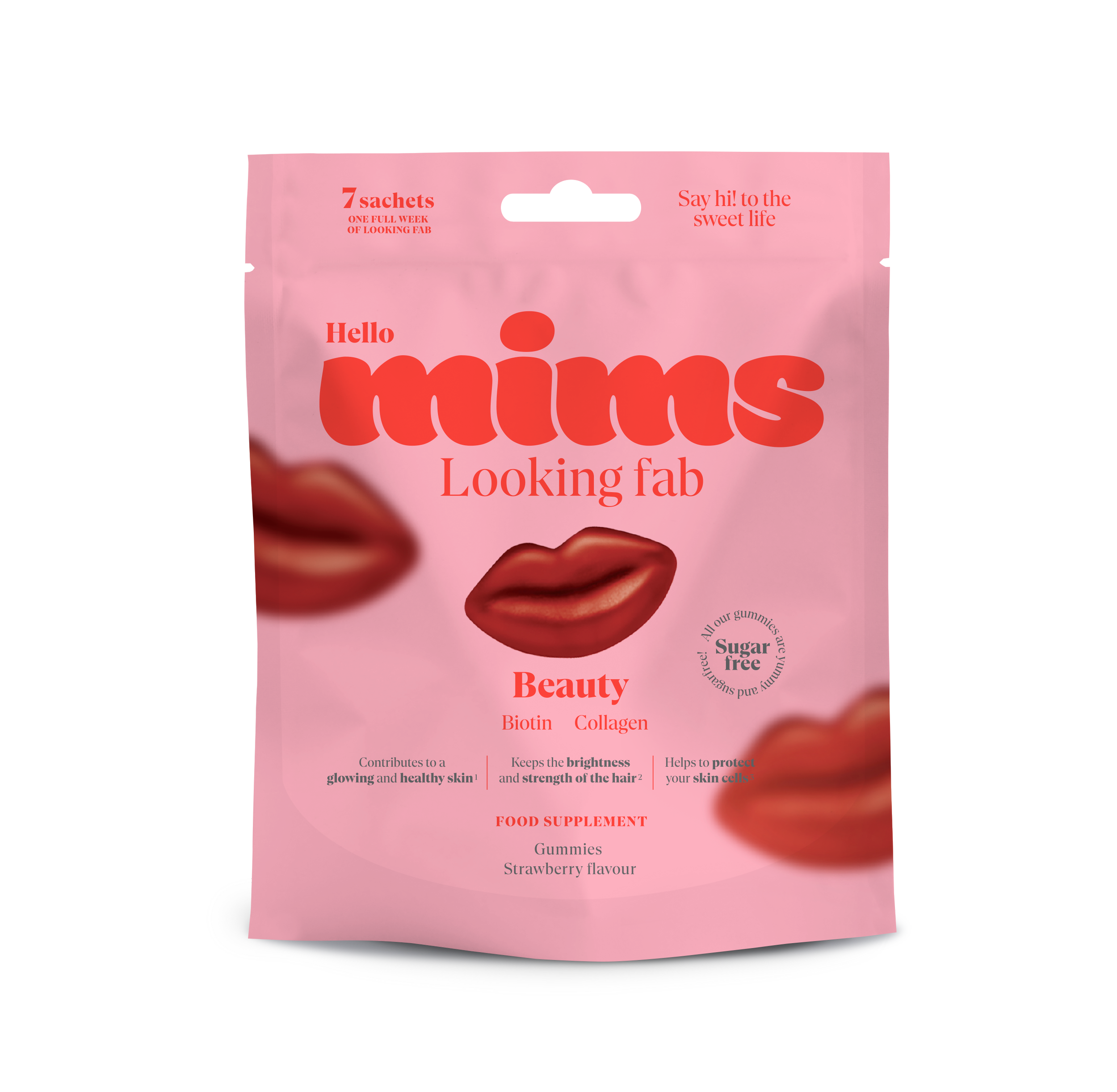 Mims Beauty – Collagen & Biotin Gummies for Radiant Skin, Hair & Nails