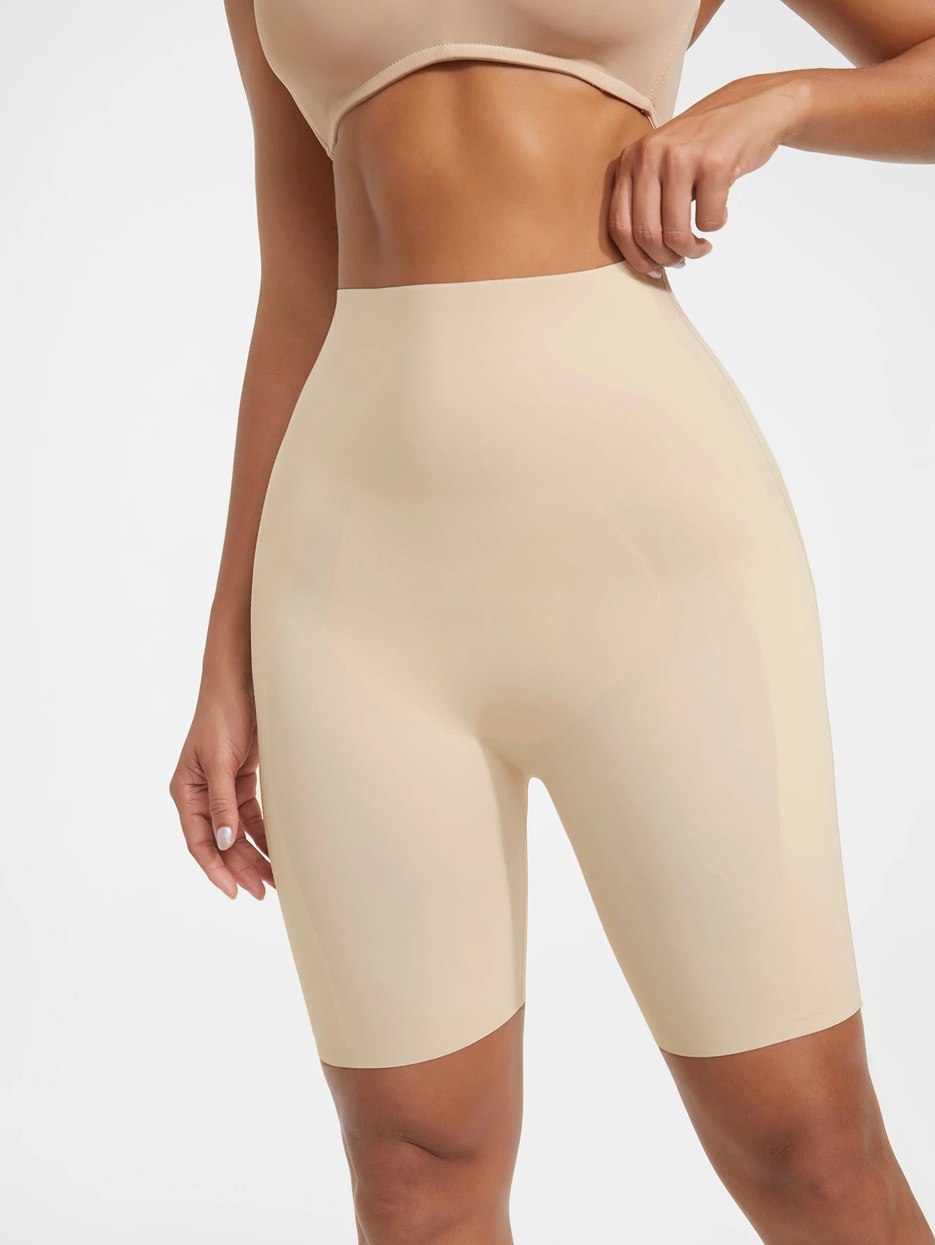 Pantalones moldeadores para mujer con vientre ceñido, cómodos, sin costuras, levantamiento de caderas y puños de piernas, pantalones moldeadores transpirables