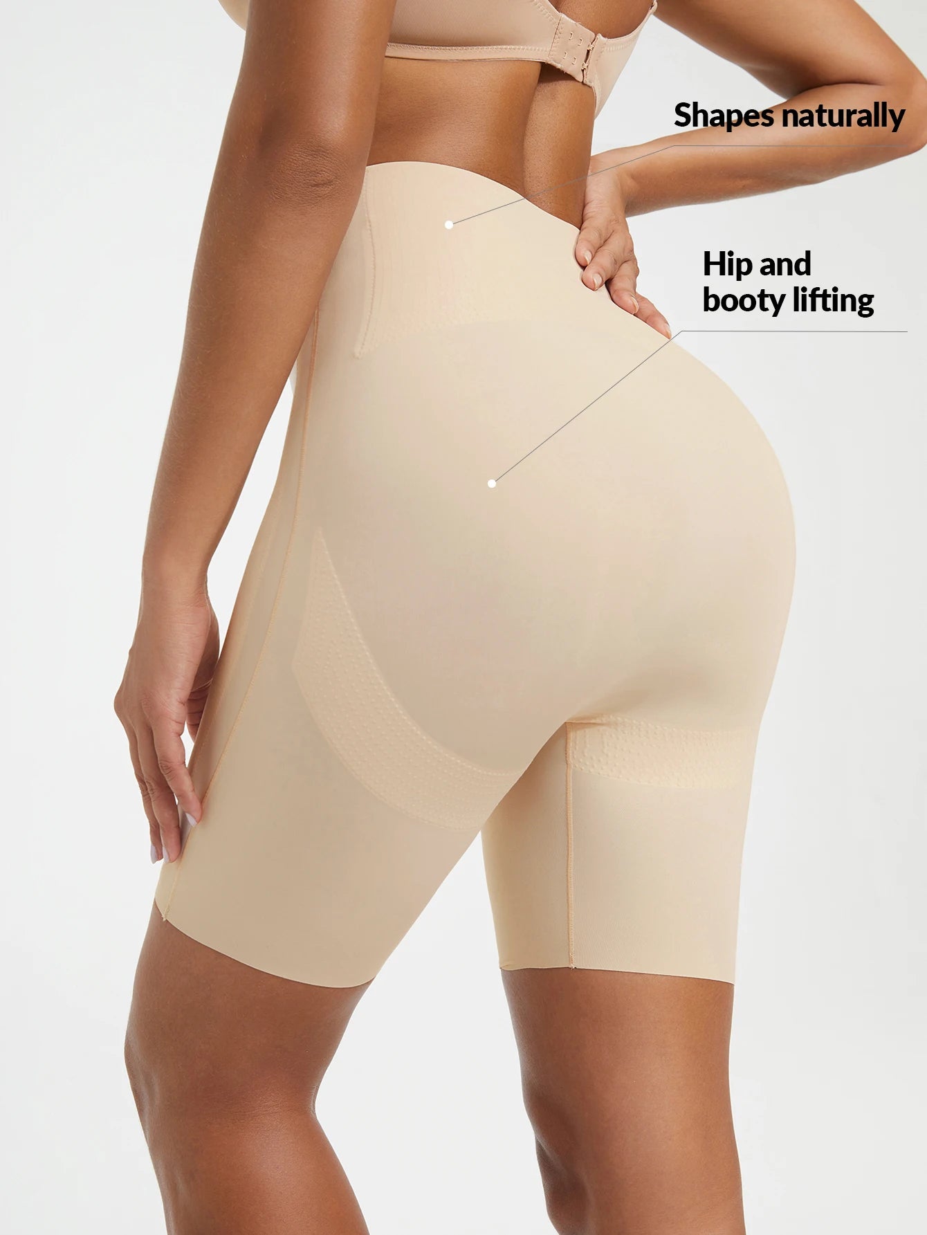 Pantalones moldeadores para mujer con vientre ceñido, cómodos, sin costuras, levantamiento de caderas y puños de piernas, pantalones moldeadores transpirables