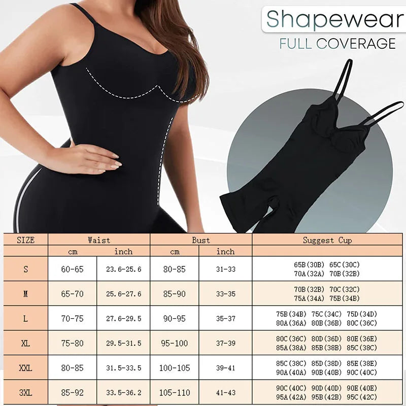 Body con Control de barriga para mujer, ropa moldeadora de cobertura completa, traje de cuerpo ajustado hasta el muslo, moldeador de cuerpo con espalda baja, mono sin espalda, moldeador sin costuras