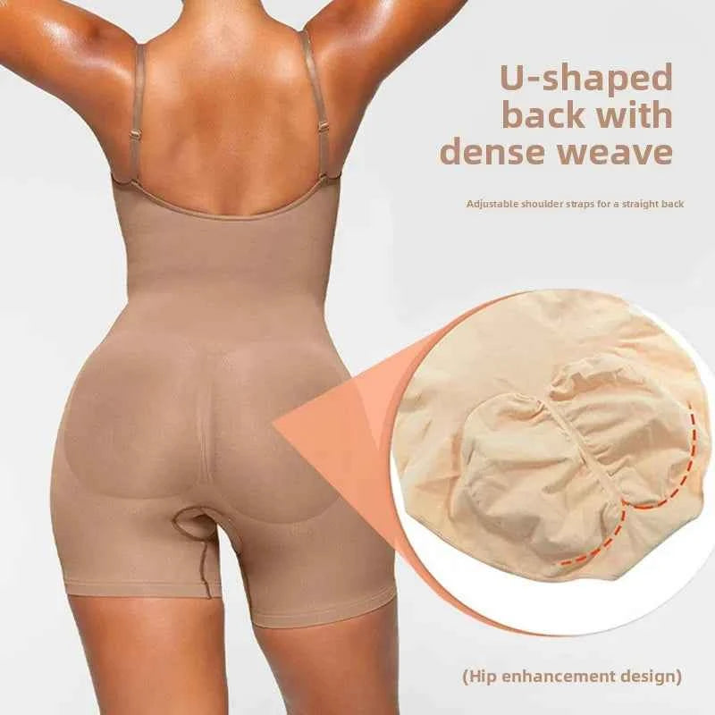 Body moldeador de una pieza sin costuras para levantamiento de brazos, Control del Abdomen, ropa interior de cuerpo completo, tela de nailon, adecuado para verano, Otoño e Invierno