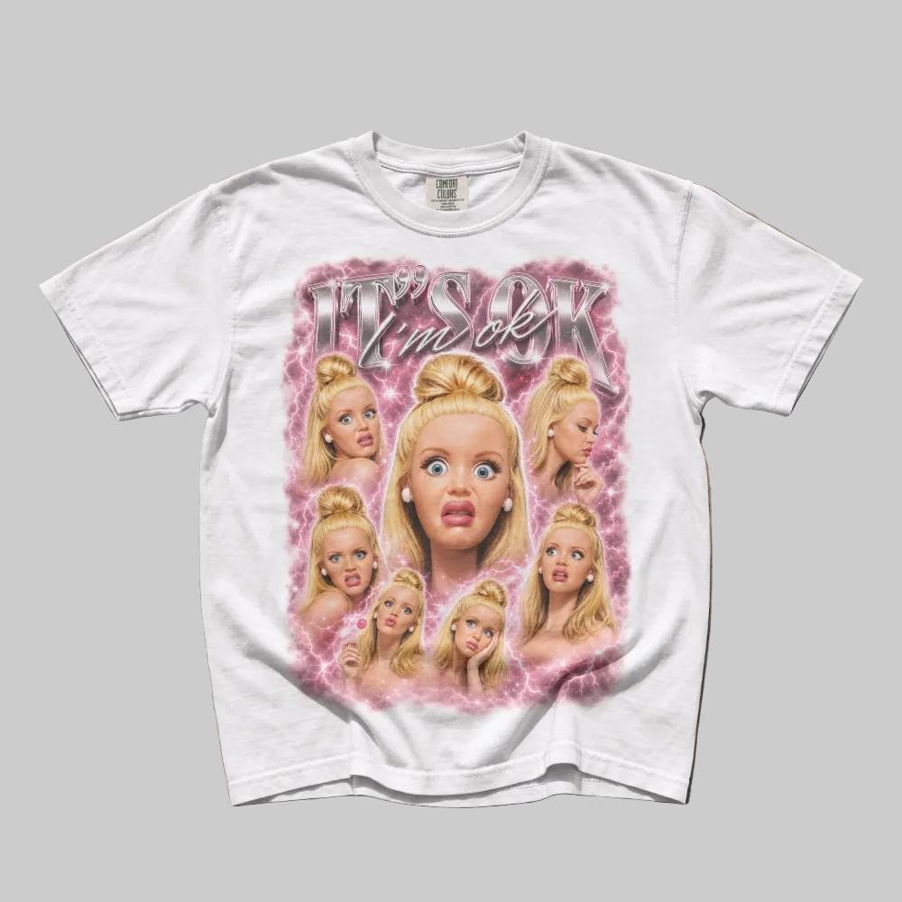 Meme Camiseta Divertida Unisex Me Preguntan Qué Tal – It's OK I'm OK, Regalo de Navidad Amiga