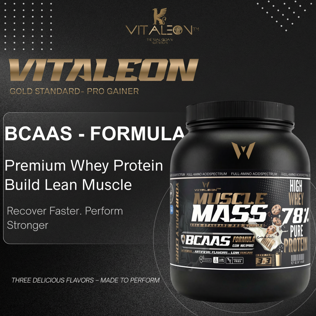VITALEON Premium Whey Protein Muscle Growth & Recovery Flavor Cookies
