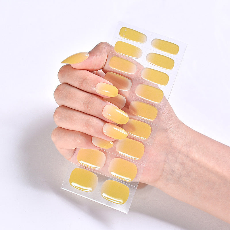 UV Phototherapy Semi-curing Gel Semi-baked Nail Sticker