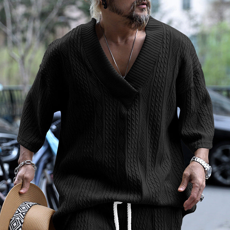 Men's Fashion Casual Loose Short Sleeves