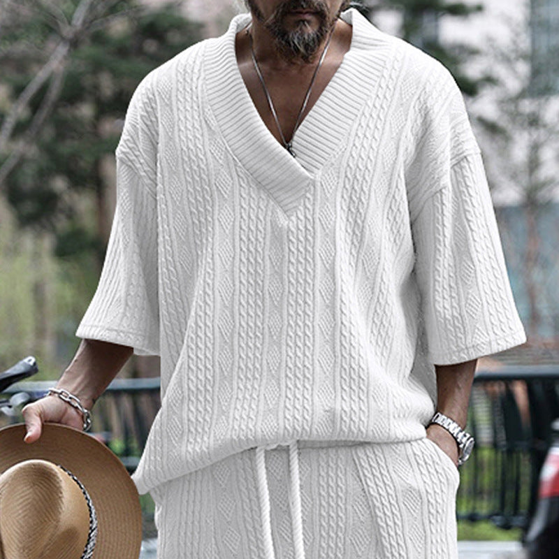 Men's Fashion Casual Loose Short Sleeves