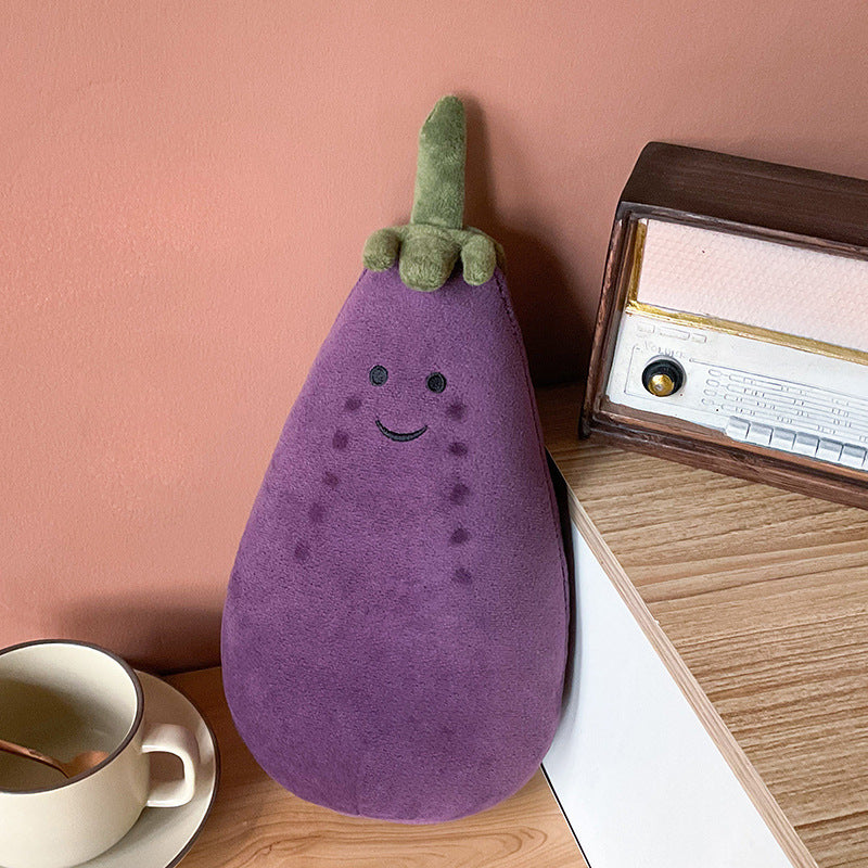 Mr. Eggplant Doll Plush ToyPillow Creative