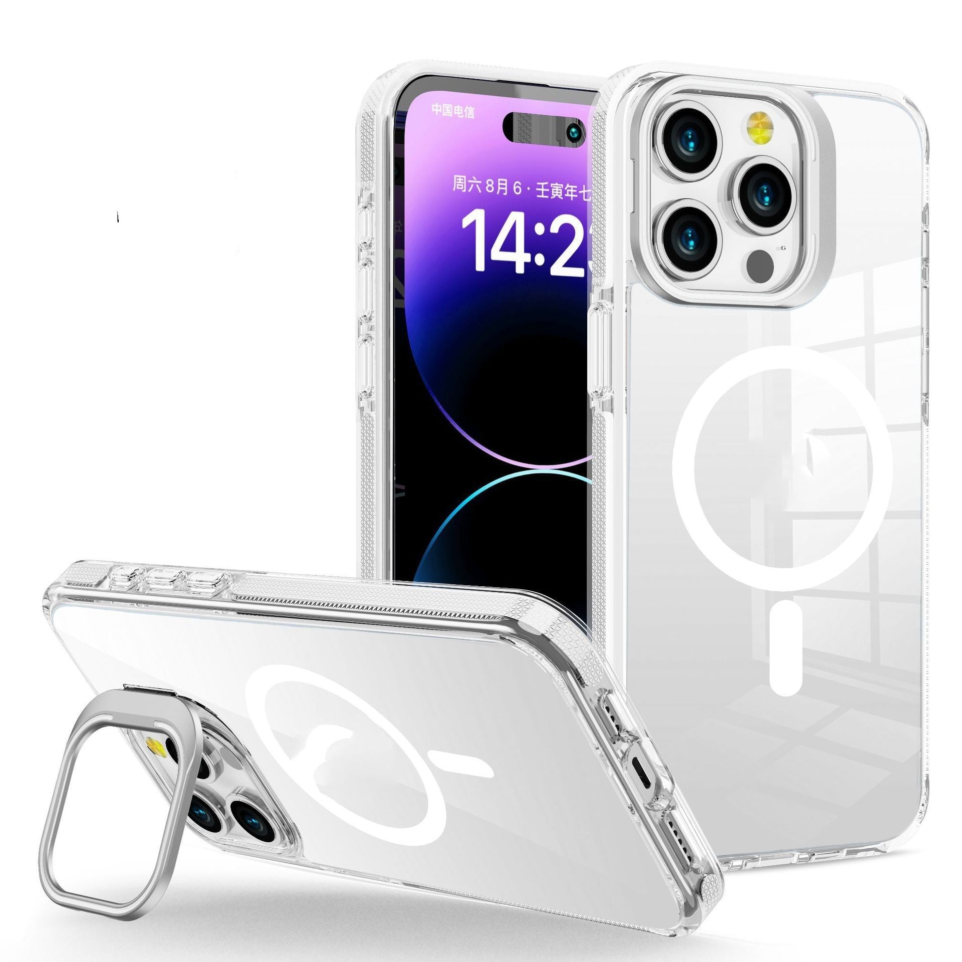 Metal Invisible Frame Bracket Transparent
