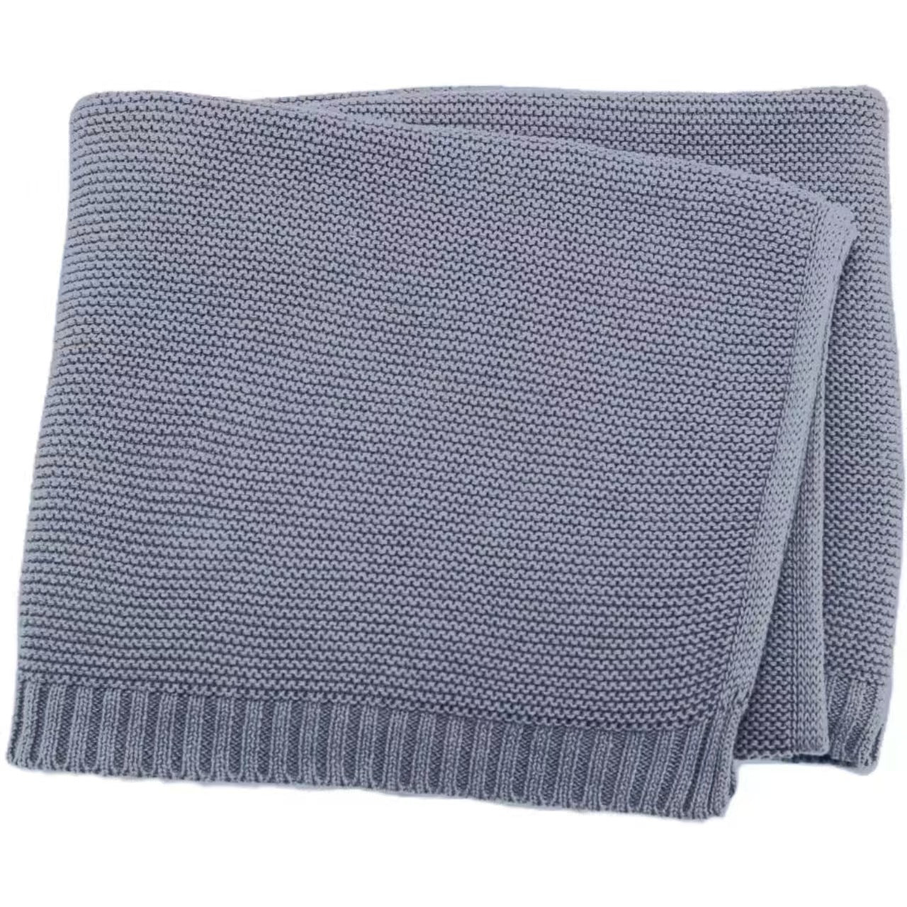 Embroidered Name Baby Knitted Cotton Nap Personality Sofa Blanket
