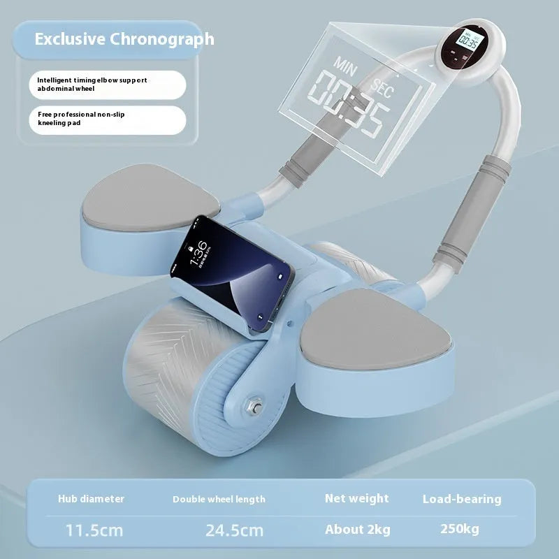 Abdominal Wheel Automatic Rebound New Elbow Support Women's Belly Roll - Bellarte Enchanté Abdominal Wheel Automatic Rebound New Elbow Support Women's Belly Roll