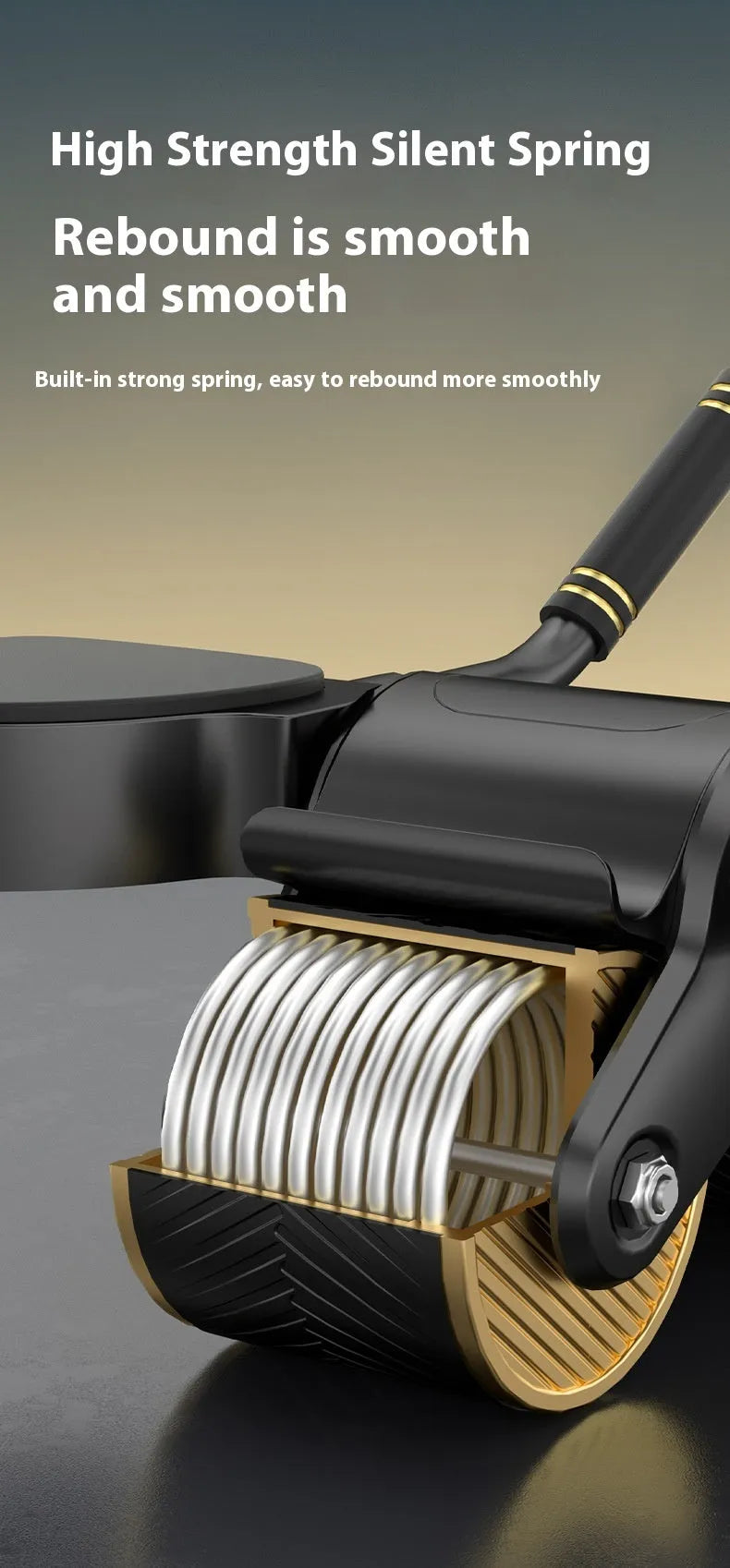 Abdominal Wheel Automatic Rebound New Elbow Support Women's Belly Roll - Bellarte Enchanté Abdominal Wheel Automatic Rebound New Elbow Support Women's Belly Roll