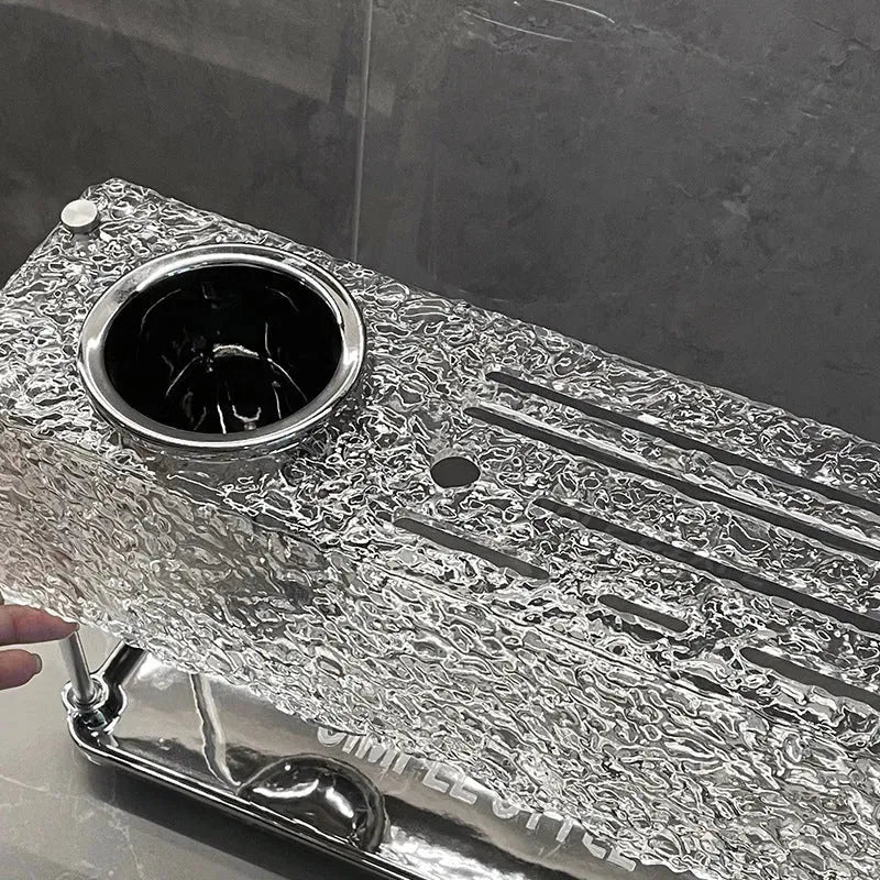 Acrylic Multifunctional Countertop Chopsticks And Knives Storage Rack - Bellarte Enchanté Acrylic Multifunctional Countertop Chopsticks And Knives Storage Rack