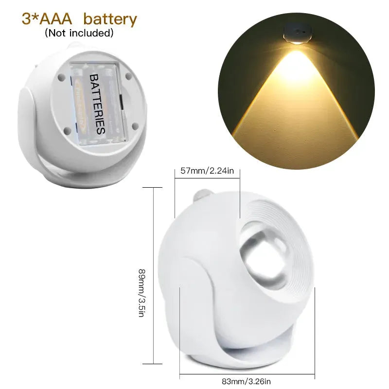Adjustable Angle Human Sensing Light - Bellarte Enchanté Adjustable Angle Human Sensing Light