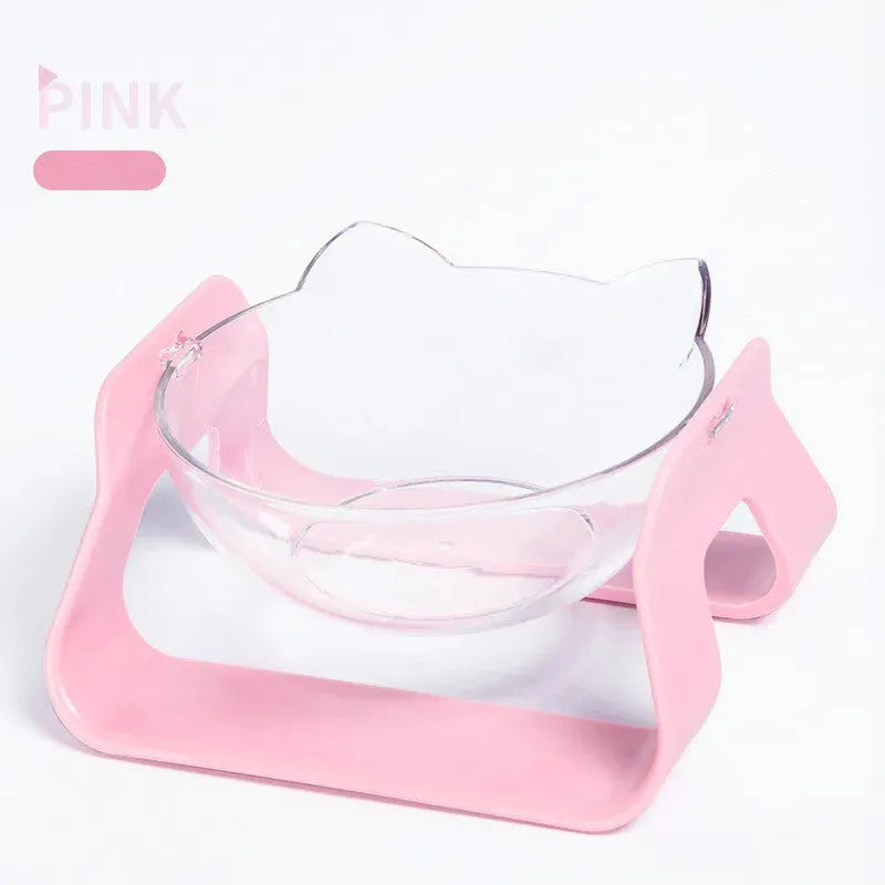 Adjustable Oblique Mouth Cat Bowl - Bellarte Enchanté Adjustable Oblique Mouth Cat Bowl